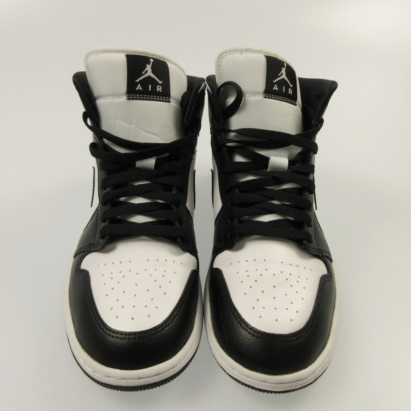【中古】NIKE | ナイキ WMNS AIR JORDAN 1 MID スニーカー DV0991-101 ブラック 28cm