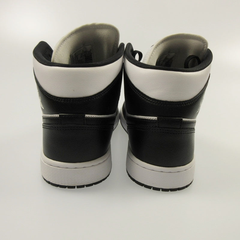 【中古】NIKE | ナイキ WMNS AIR JORDAN 1 MID スニーカー DV0991-101 ブラック 28cm