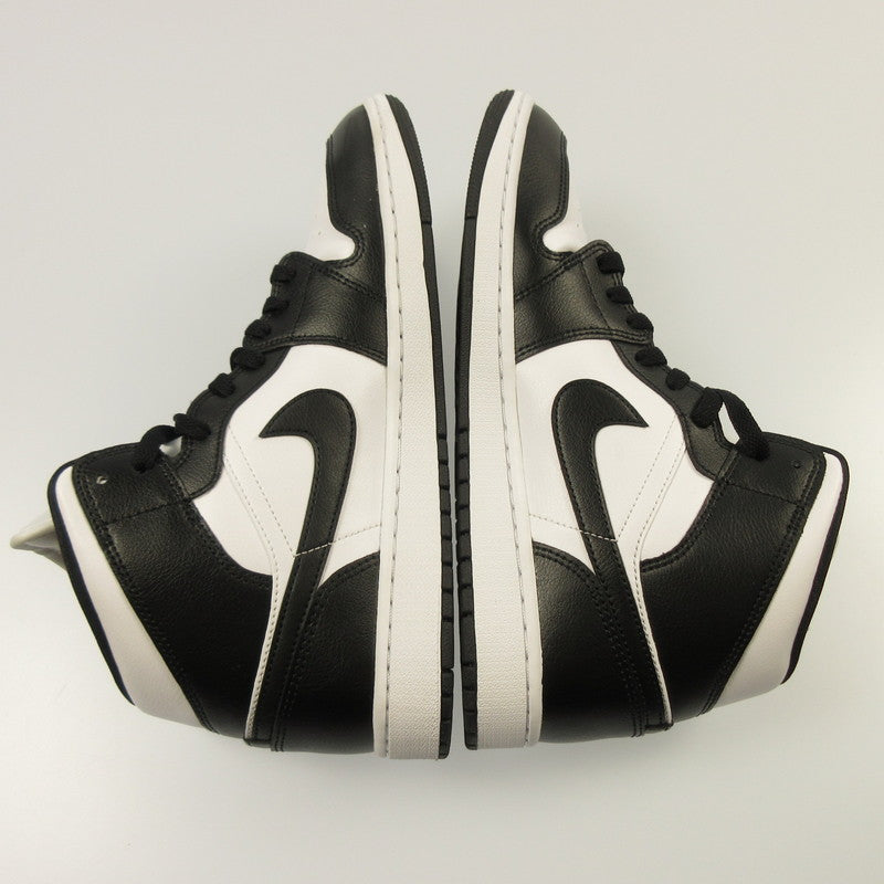 【中古】NIKE | ナイキ WMNS AIR JORDAN 1 MID スニーカー DV0991-101 ブラック 28cm