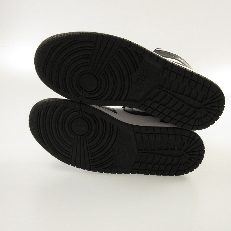 【中古】NIKE | ナイキ WMNS AIR JORDAN 1 MID スニーカー DV0991-101 ブラック 28cm