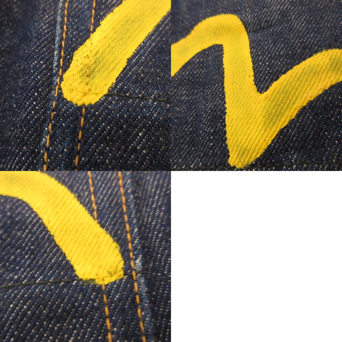 【中古】EVISU | エヴィス スカート 6013 ブルー サイズ:36