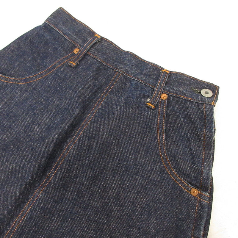 【中古】EVISU | エヴィス スカート 6013 ブルー サイズ:36