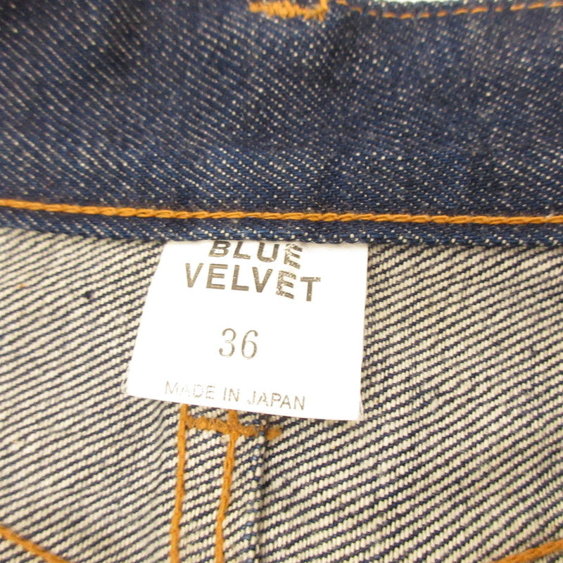 【中古】EVISU | エヴィス スカート 6013 ブルー サイズ:36