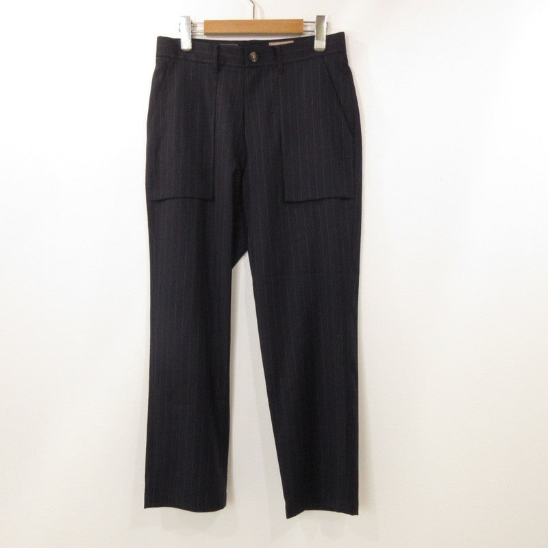 【中古】BEAMS LIGHTS | ビームスライツ スーパー110’Sウールベイカーパンツ パンツ 51-23-0269-565 ネイビー サイズ:S