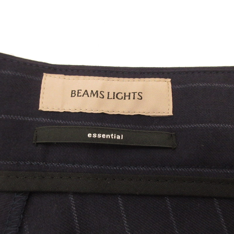 【中古】BEAMS LIGHTS | ビームスライツ スーパー110’Sウールベイカーパンツ パンツ 51-23-0269-565 ネイビー サイズ:S