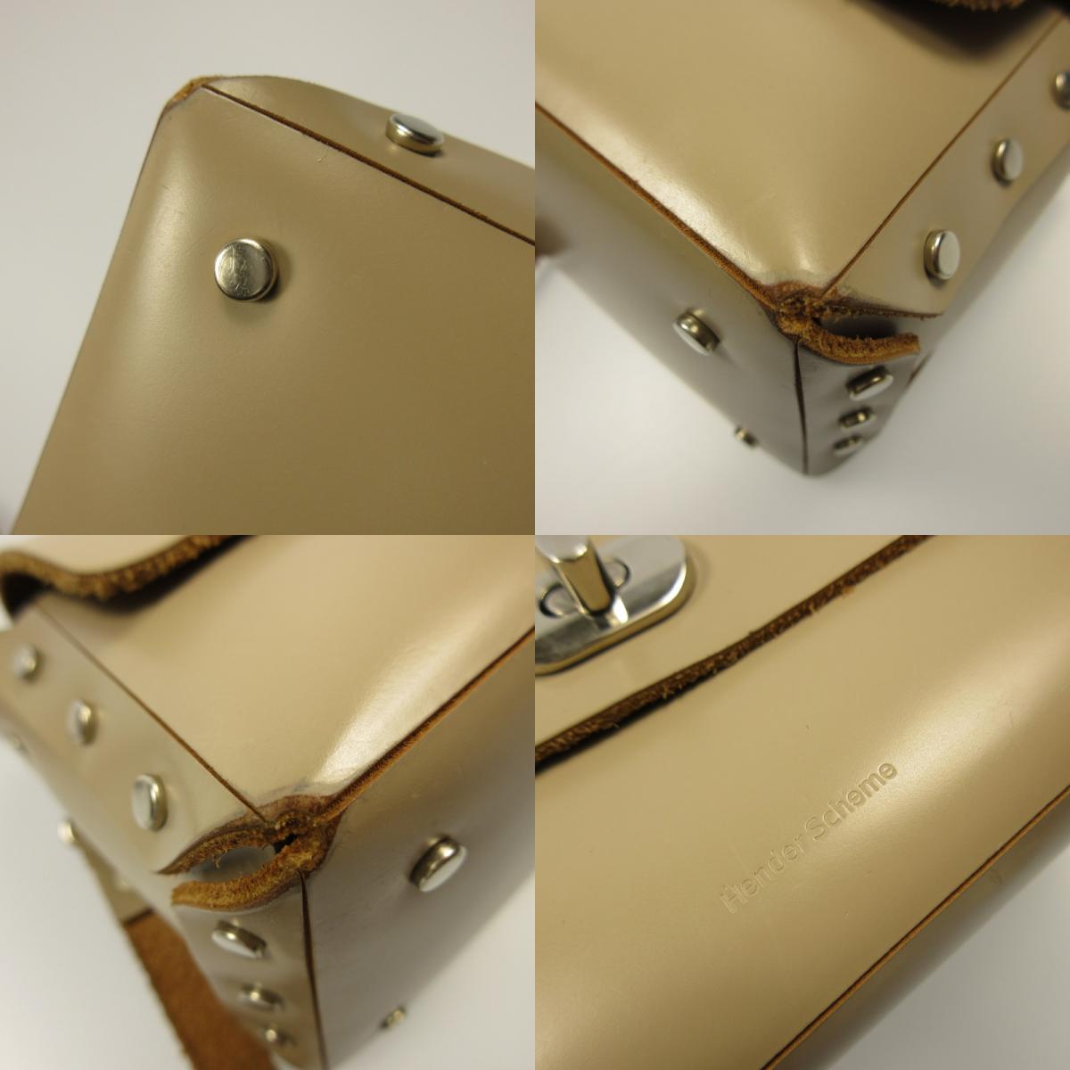 【中古】Hender Scheme | エンダースキーマ Assemble Hand Flap S ショルダーバッグ ベージュ