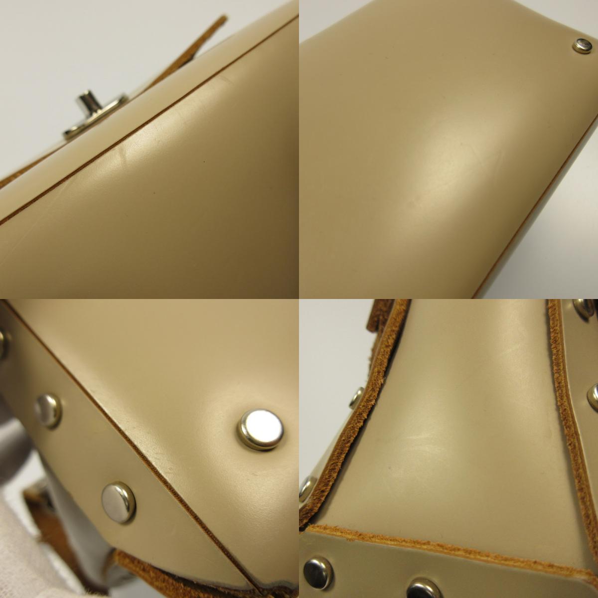 【中古】Hender Scheme | エンダースキーマ Assemble Hand Flap S ショルダーバッグ ベージュ