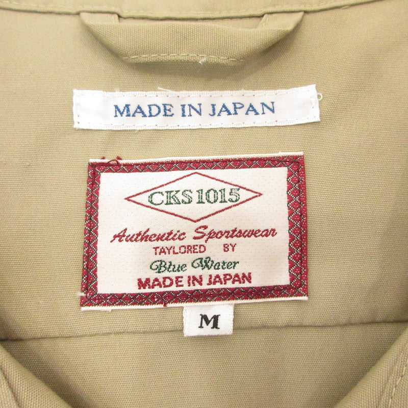 【中古】BLUE WATER | ブルーウォーター ポプリン ドリズラージャケット スイングトップ CKS1015 サイズ:M