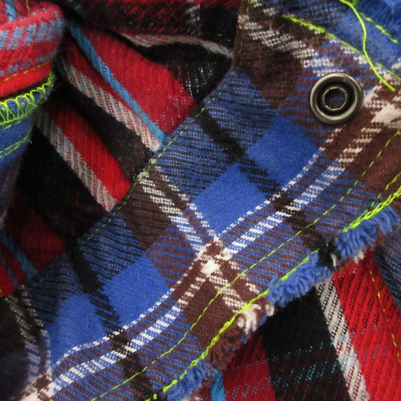 【中古】FranCisT_MOR.K.S. | フランシストモークス 3MIX HEAVY CHECK LS 長袖シャツ サイズ:2