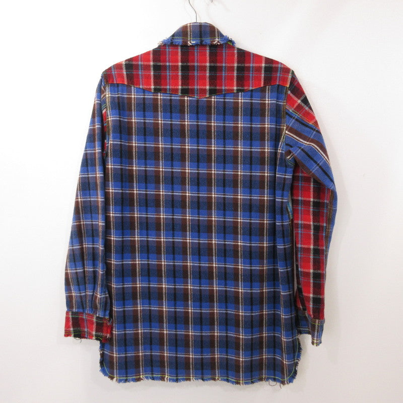 【中古】FranCisT_MOR.K.S. | フランシストモークス 3MIX HEAVY CHECK LS 長袖シャツ サイズ:2
