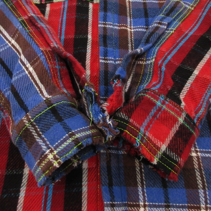 【中古】FranCisT_MOR.K.S. | フランシストモークス 3MIX HEAVY CHECK LS 長袖シャツ サイズ:2
