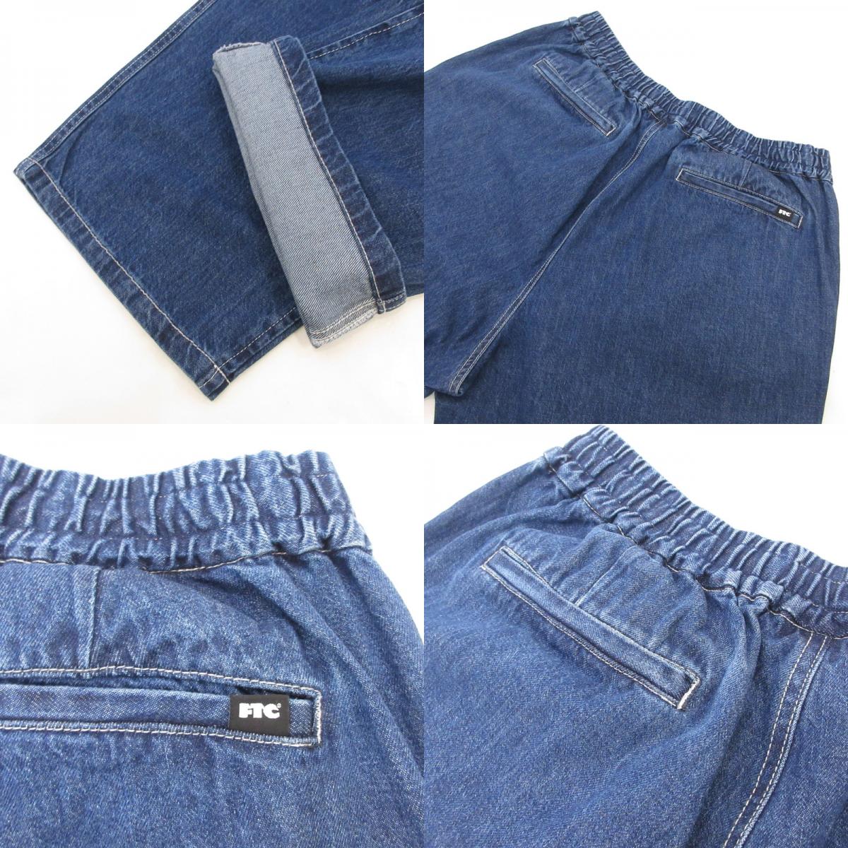 【中古】FTC | エフティーシー DENIM EASY PANTS パンツ FTC025SUMB01 ブルー サイズ:XL
