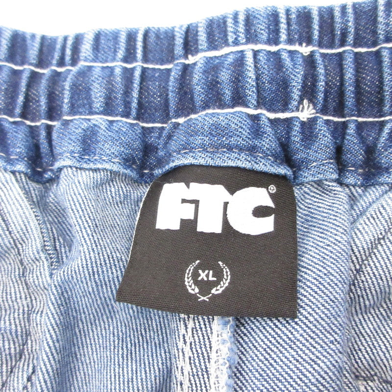 【中古】FTC | エフティーシー DENIM EASY PANTS パンツ FTC025SUMB01 ブルー サイズ:XL