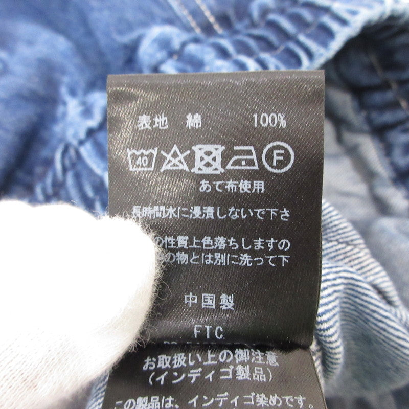【中古】FTC | エフティーシー DENIM EASY PANTS パンツ FTC025SUMB01 ブルー サイズ:XL