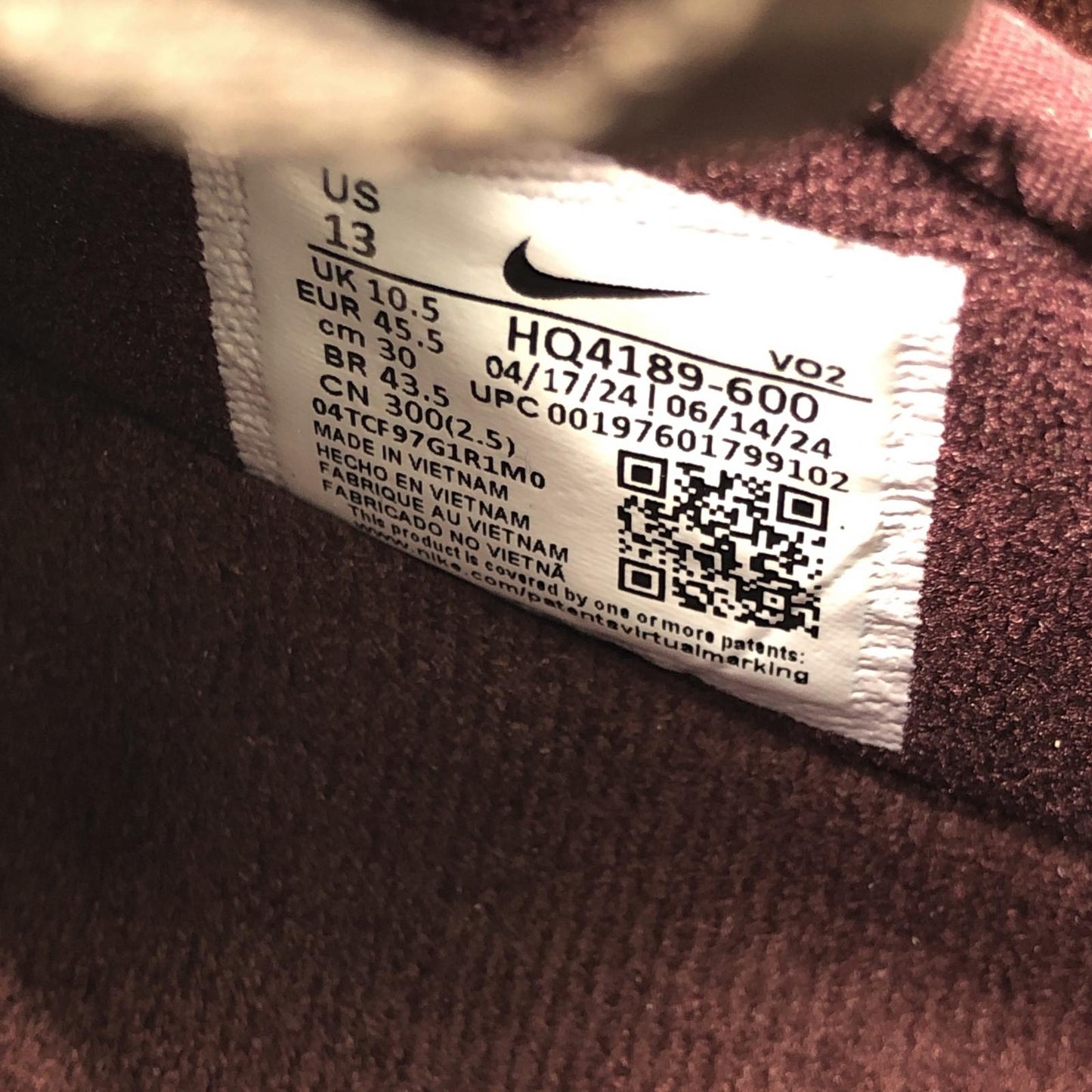 【中古】NIKE | ナイキ AIR MAX SNDR スニーカー HQ4189-600 ブラウン 30cm