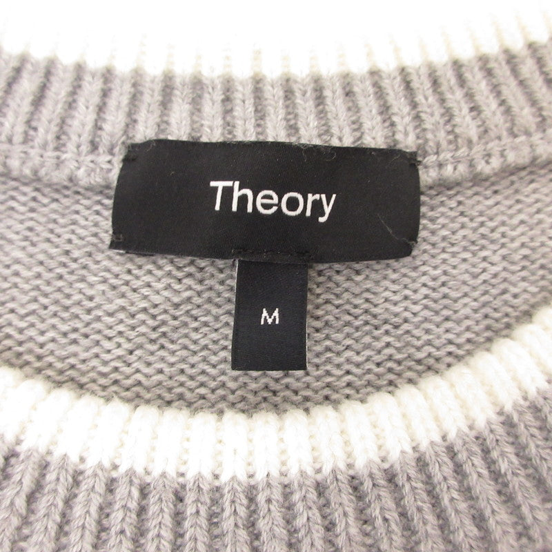 【中古】theory | セオリー KADEN CREW C_CASHTON 2 セーター 02-4101710 グレー サイズ:M