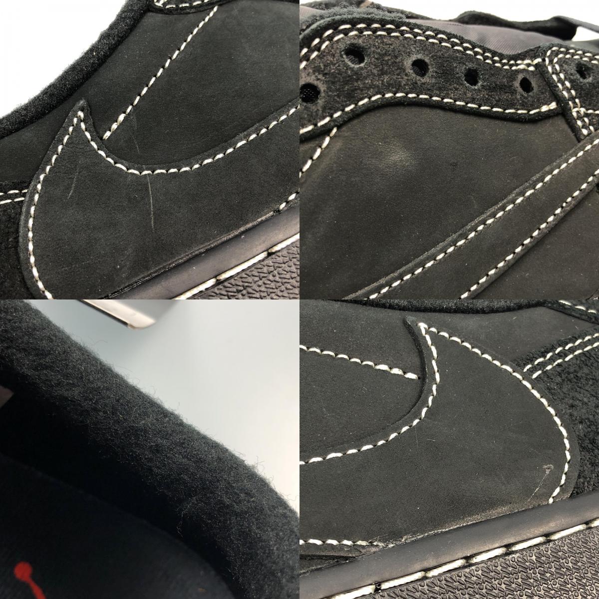 【中古】NIKE | ナイキ AIR JORDAN 1 LOW OG SP BLACK PHANTOM スニーカー DM7866-001 ブラック 26.5cm