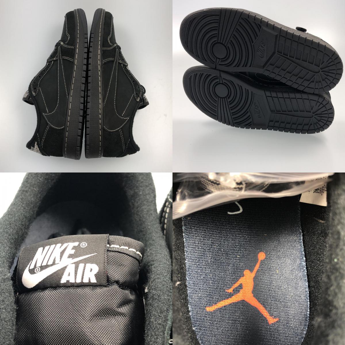 【中古】NIKE | ナイキ AIR JORDAN 1 LOW OG SP BLACK PHANTOM スニーカー DM7866-001 ブラック 26.5cm