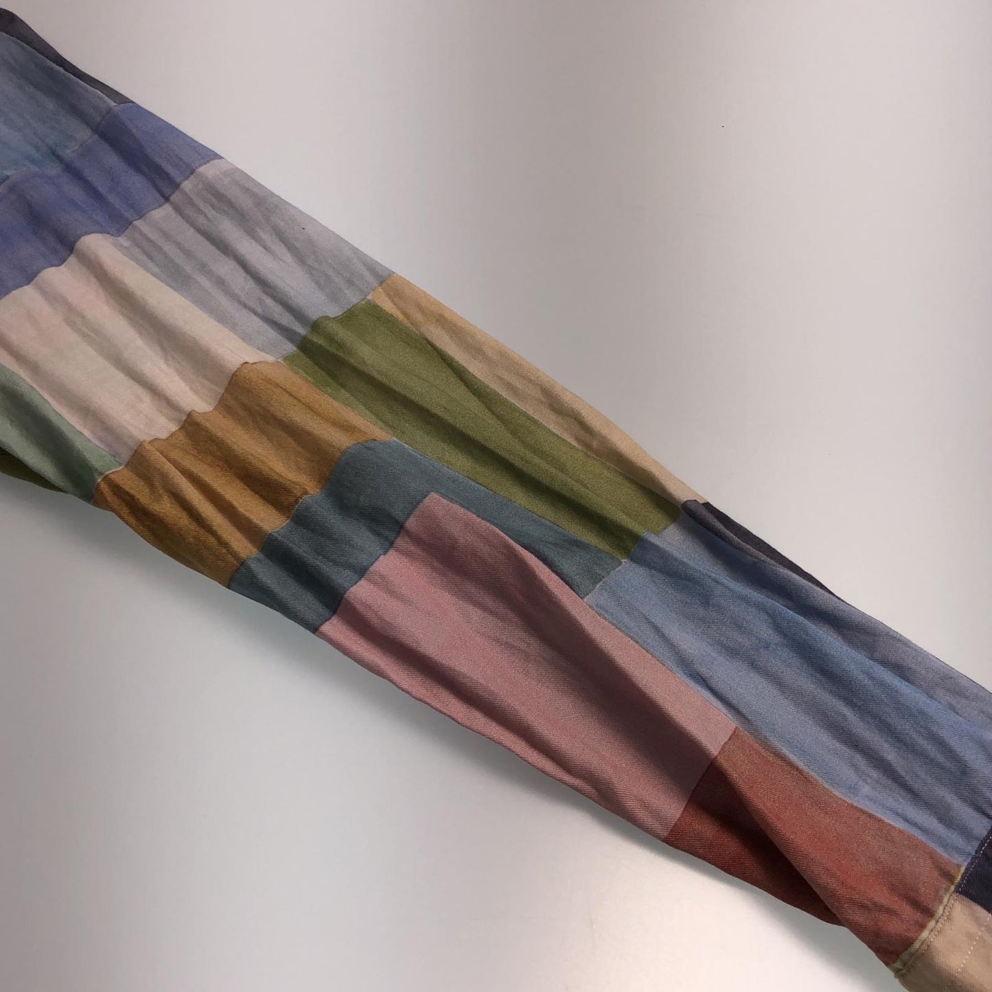 【中古】PS Paul Smith | ピーエスポールスミス カラーブロックカジュアルシャツ 長袖シャツ 152316 765X 2025S/S マルチカラー サイズ:L