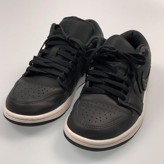 【中古】NIKE | ナイキ Air Jordan 1 Low 'Black Elephant/Safari' スニーカー FB9907-001 ブラック 25cm