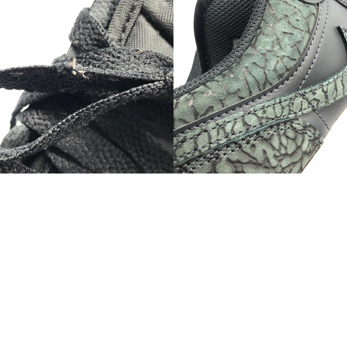 【中古】NIKE | ナイキ Air Jordan 1 Low 'Black Elephant/Safari' スニーカー FB9907-001 ブラック 25cm