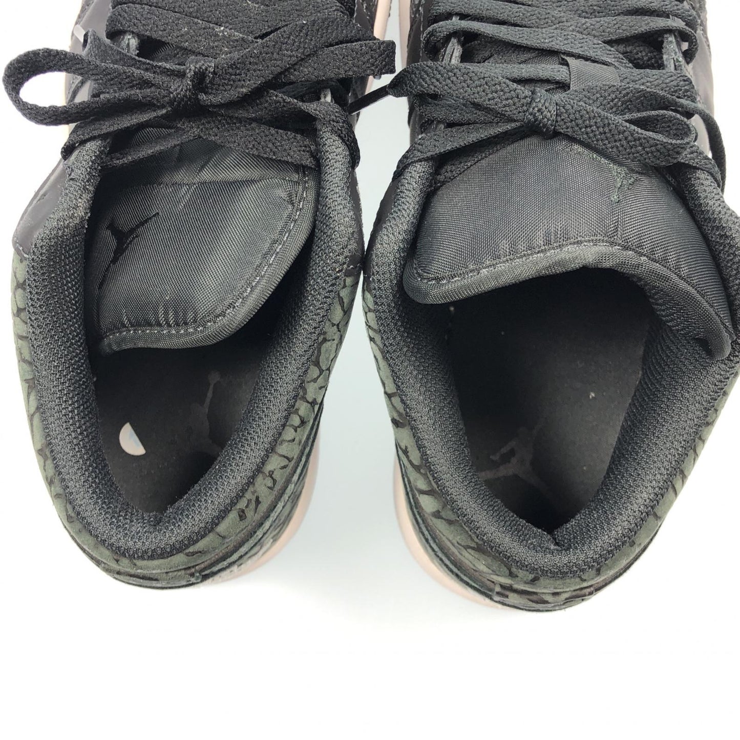 【中古】NIKE | ナイキ Air Jordan 1 Low 'Black Elephant/Safari' スニーカー FB9907-001 ブラック 25cm