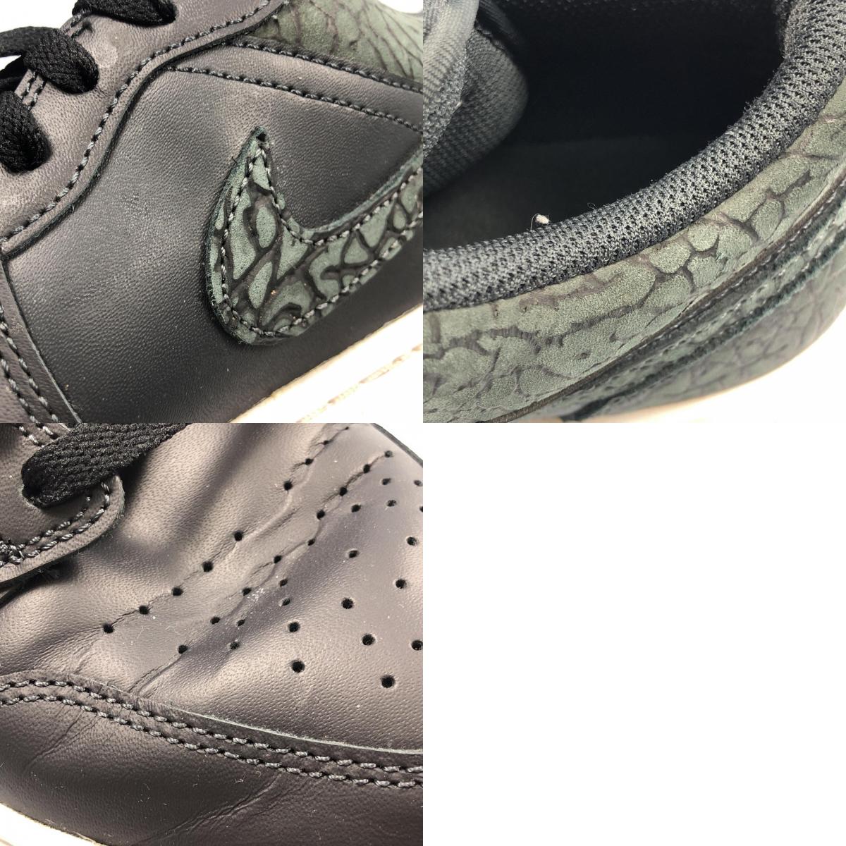 【中古】NIKE | ナイキ Air Jordan 1 Low 'Black Elephant/Safari' スニーカー FB9907-001 ブラック 26.5cm
