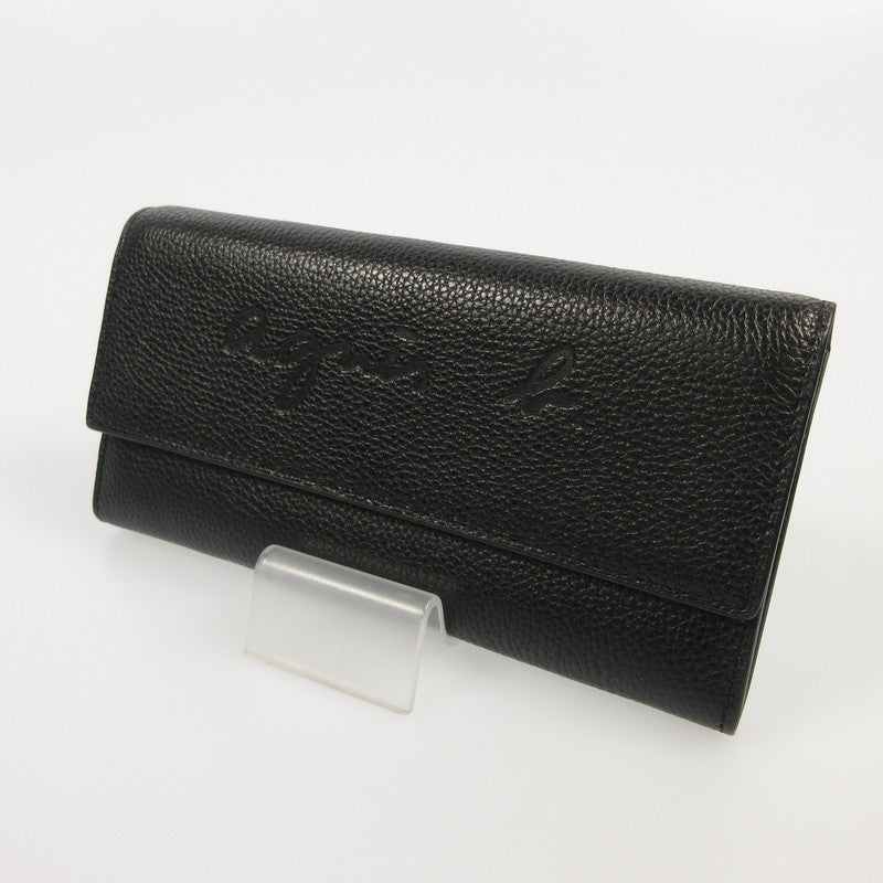 【中古】agnes b. | アニエスベー 長財布 NW07M-03 ブラック
