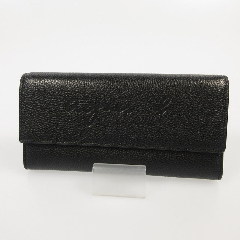 【中古】agnes b. | アニエスベー 長財布 NW07M-03 ブラック