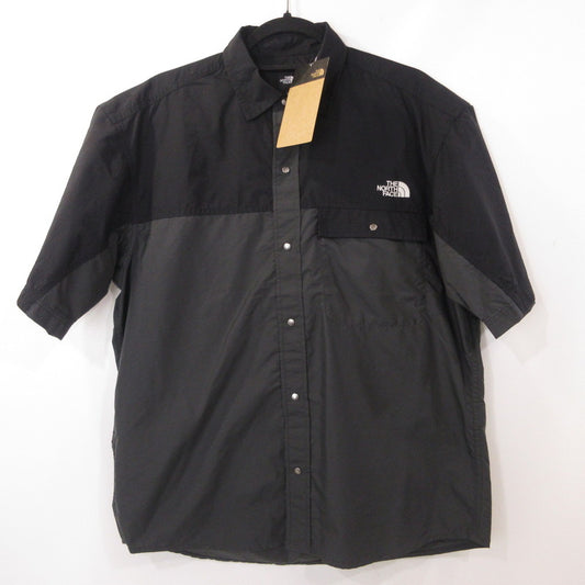 【中古】THE NORTH FACE | ザ・ノースフェイス S/S Nuptse Shirt 半袖シャツ NR22552 ブラック サイズ:M