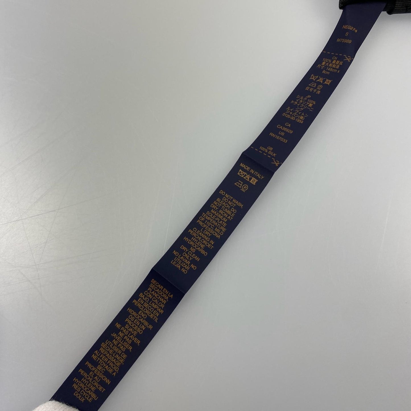 【中古】LOUIS VUITTON | ルイ・ヴィトン ネオモノグラミッシム 8CM ネクタイ M75989 国内正規品