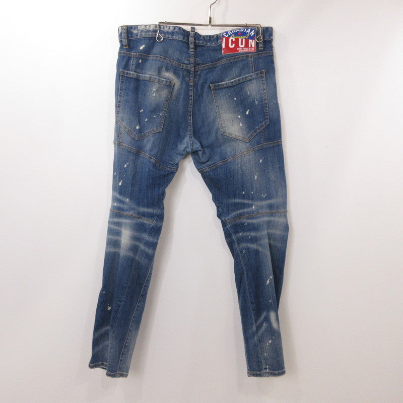 【中古】DSQUARED2 | ディースクエアード Tidy Biker Jean デニムパンツ S79LA0022 ブルー サイズ:52