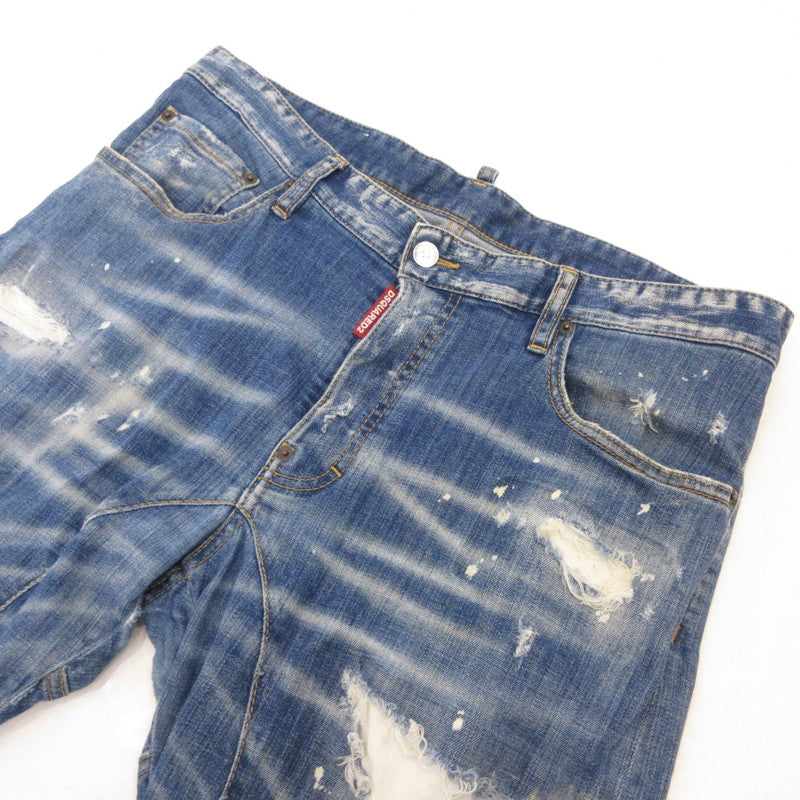 【中古】DSQUARED2 | ディースクエアード Tidy Biker Jean デニムパンツ S79LA0022 ブルー サイズ:52