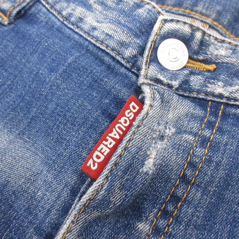【中古】DSQUARED2 | ディースクエアード Tidy Biker Jean デニムパンツ S79LA0022 ブルー サイズ:52