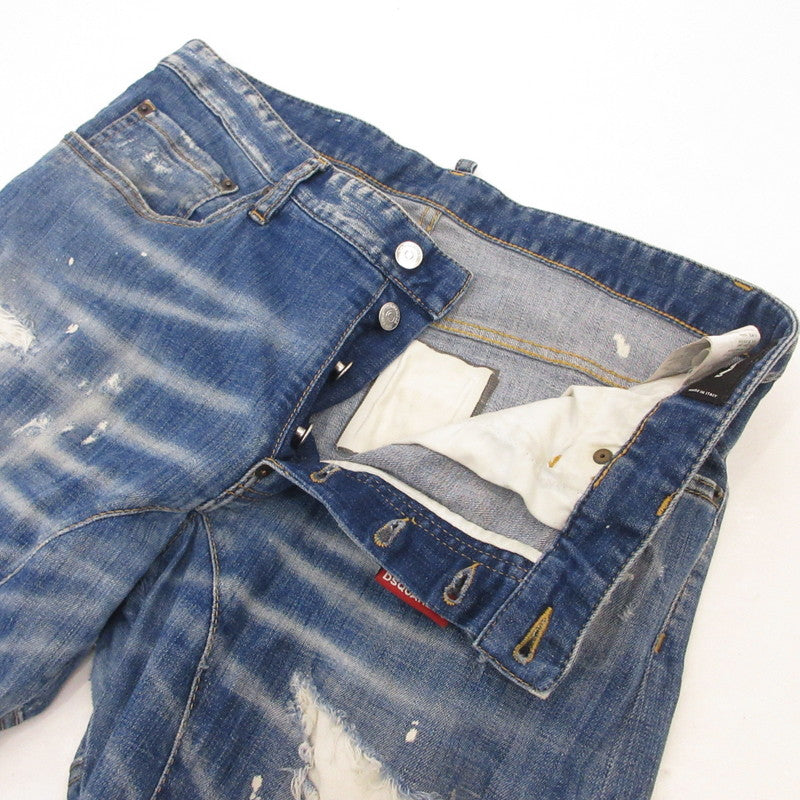 【中古】DSQUARED2 | ディースクエアード Tidy Biker Jean デニムパンツ S79LA0022 ブルー サイズ:52