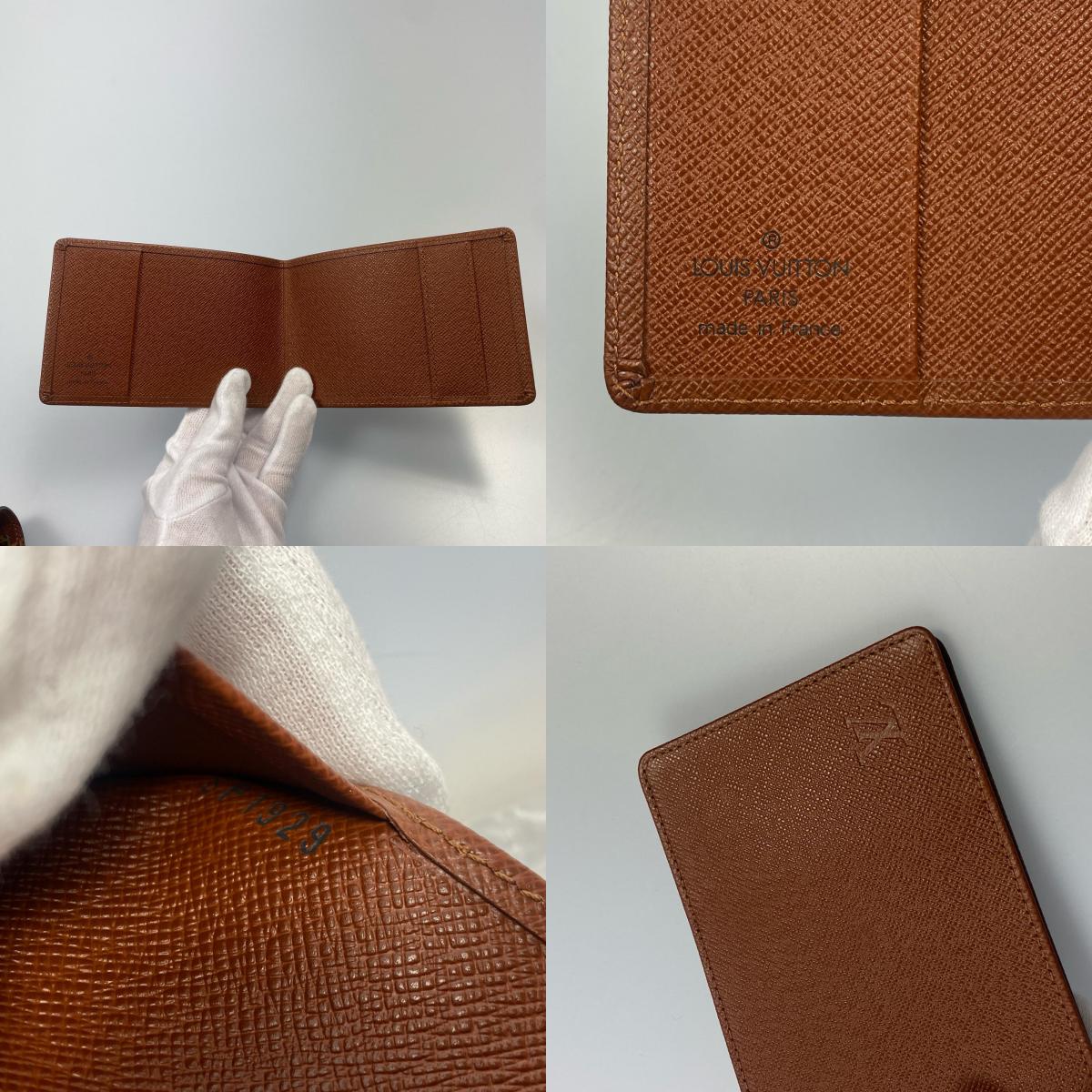 【中古】LOUIS VUITTON | ルイ・ヴィトン ポルトトレゾールエテュイパピエ 三つ折り財布 M61202