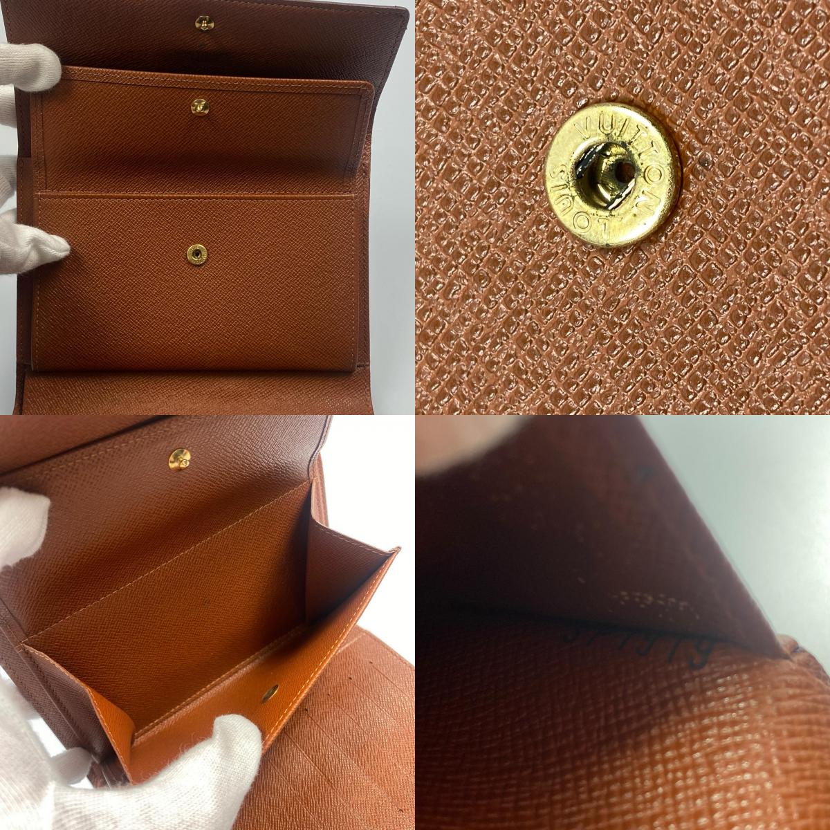 【中古】LOUIS VUITTON | ルイ・ヴィトン ポルトトレゾールエテュイパピエ 三つ折り財布 M61202