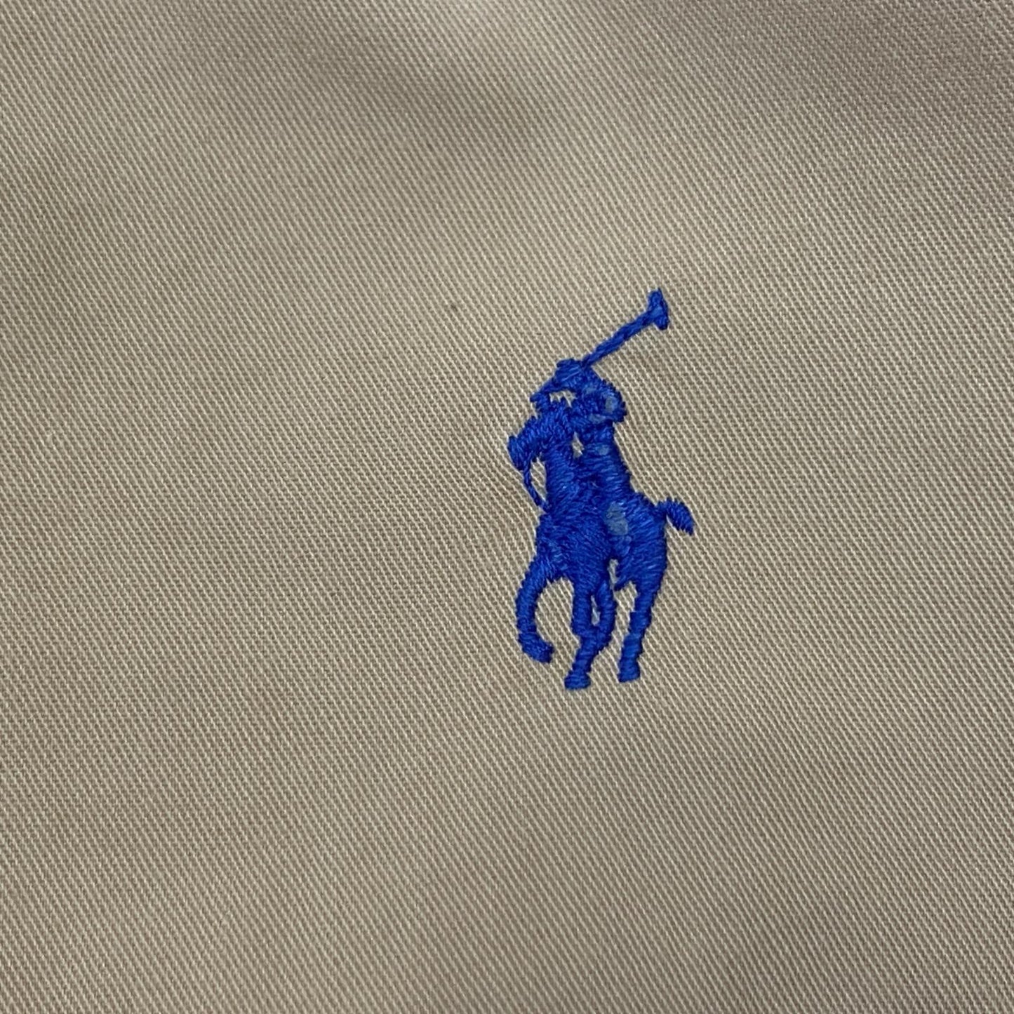 【中古】POLO RALPH LAUREN | ポロ・ラルフローレン 半袖シャツ ベージュ サイズ:L