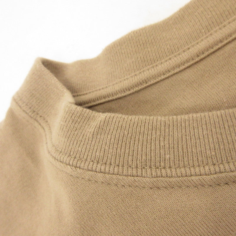 【中古】W)TAPS | ダブルタップス WTVUA LS TEE 長袖Tシャツ 211ATDT-LT01S ベージュ サイズ:1