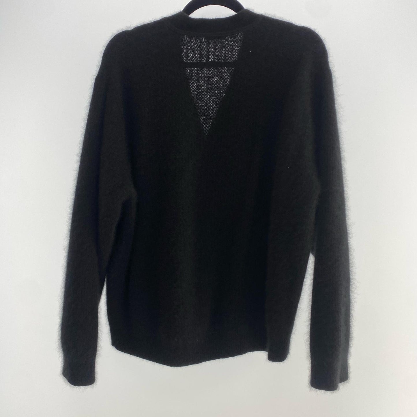 【中古】LAD MUSICIAN | ラッドミュージシャン RACCOON KNIT CARDIGAN カーディガン 2221-032 年式:2021A/W ブラック サイズ:44