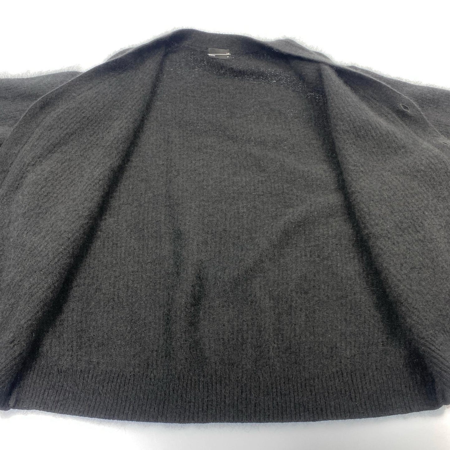 【中古】LAD MUSICIAN | ラッドミュージシャン RACCOON KNIT CARDIGAN カーディガン 2221-032 年式:2021A/W ブラック サイズ:44