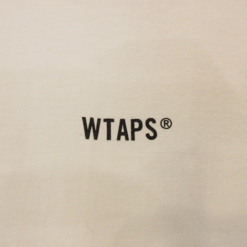 【中古】WTAPS | ダブルタップス EVIL TIP TEE 半袖Tシャツ 222PCDT-ST01S ホワイト サイズ:1