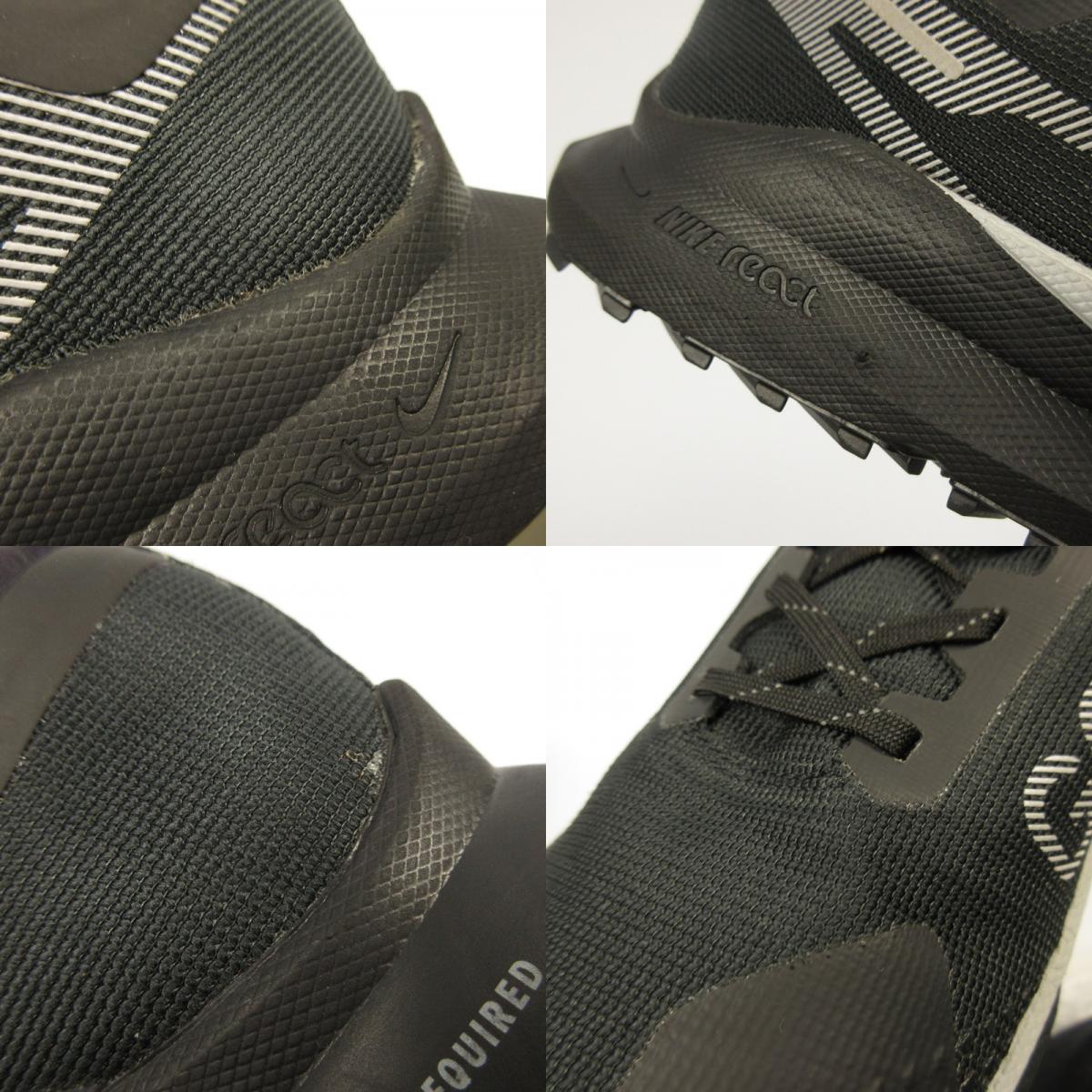 【中古】NIKE | ナイキ REACT PEGASUS TRAIL 4 GTX スニーカー DJ7926-001 ブラック 27.5cm
