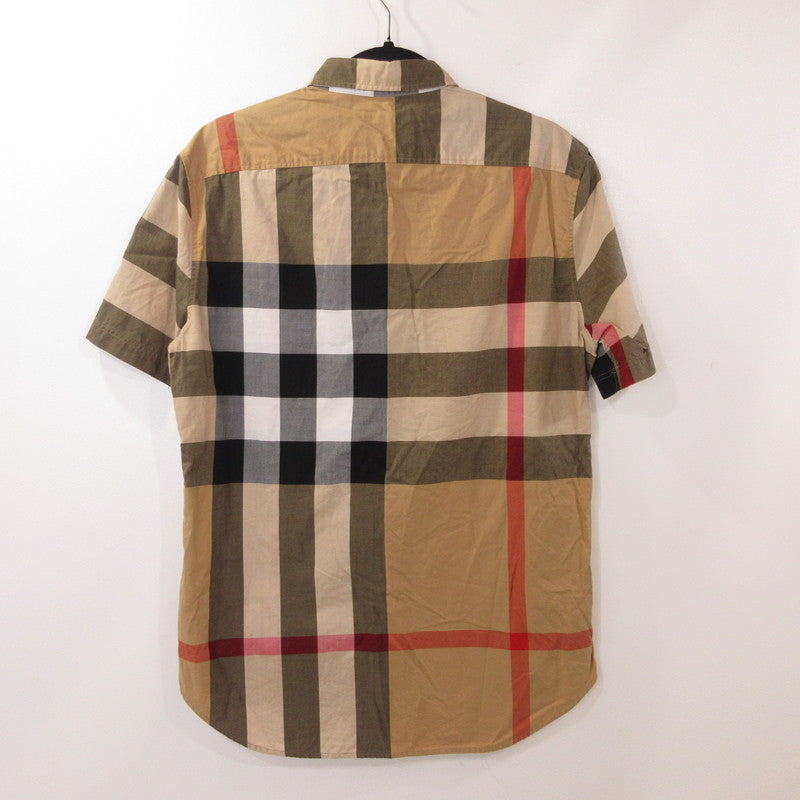 【中古】BURBERRY BRIT | バーバリーブリット メガチェック 半袖シャツ 4554716 並行品 サイズ:M