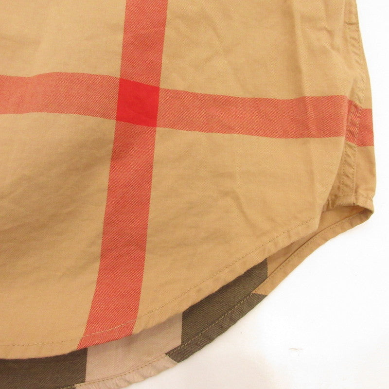 【中古】BURBERRY BRIT | バーバリーブリット メガチェック 半袖シャツ 4554716 並行品 サイズ:M