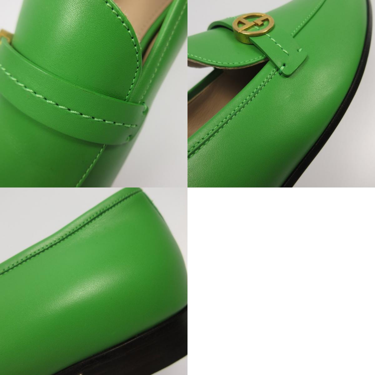 【中古】GIORGIO ARMANI | ジョルジオアルマーニ ローファー X1A060 グリーン