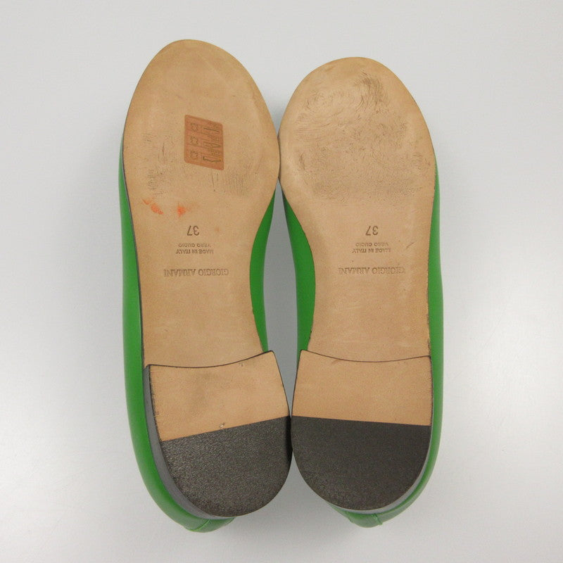 【中古】GIORGIO ARMANI | ジョルジオアルマーニ ローファー X1A060 グリーン