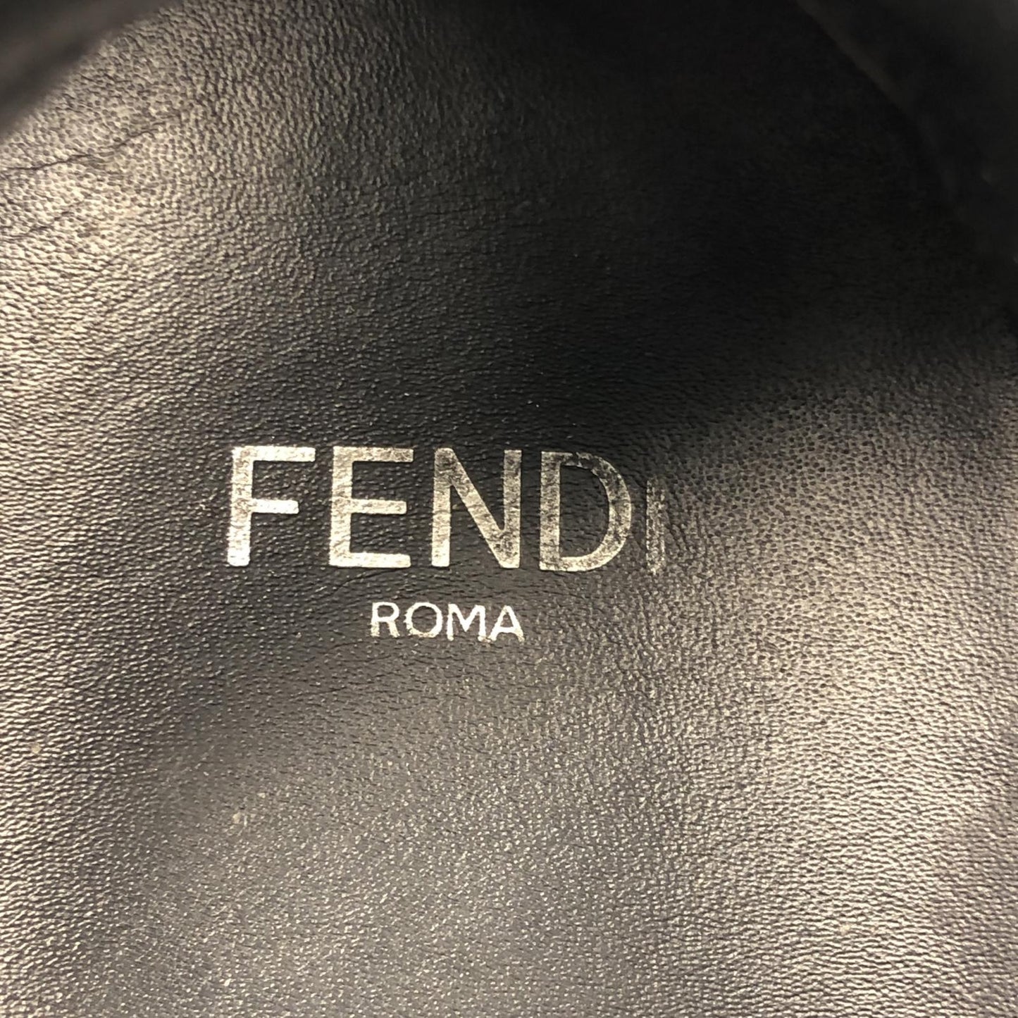 【中古】FENDI | フェンディ エラスティックバンド スニーカー 8E6592 サイズ:36(約23cm) ブラック