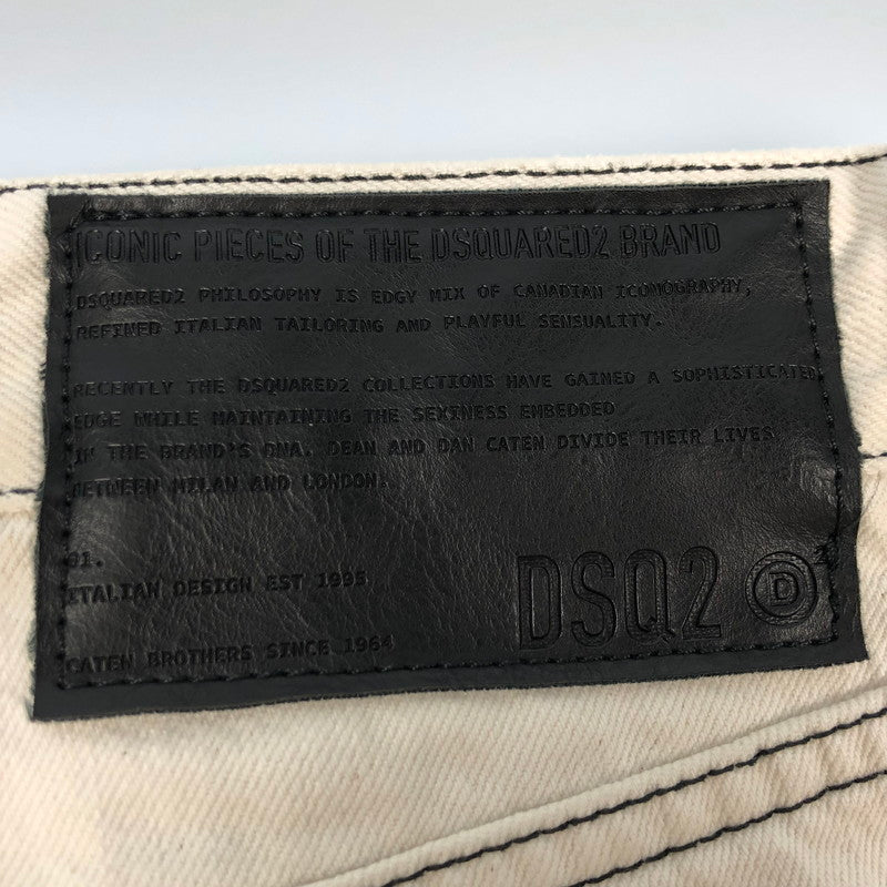 【中古】DSQUARED2 | ディースクエアード SEXY MERCURY JEAN デニムパンツ S71LB0736 2020S/S 国内正規品 ホワイト サイズ:48