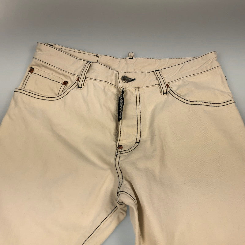 【中古】DSQUARED2 | ディースクエアード SEXY MERCURY JEAN デニムパンツ S71LB0736 2020S/S 国内正規品 ホワイト サイズ:48